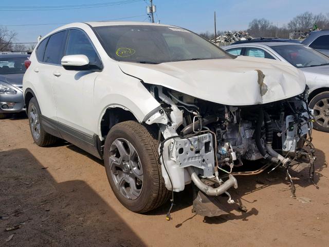 2HKRW2H87JH652341 - 2018 HONDA CR-V EXL WHITE photo 1