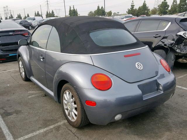 3VWCM31Y64M324092 - 2004 VOLKSWAGEN NEW BEETLE Boz foto 3
