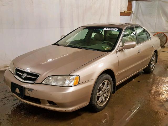 19UUA5668YA009768 - 2000 ACURA 3.2TL BEIGE photo 2