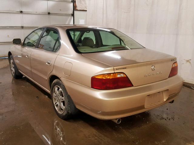 19UUA5668YA009768 - 2000 ACURA 3.2TL BEIGE photo 3