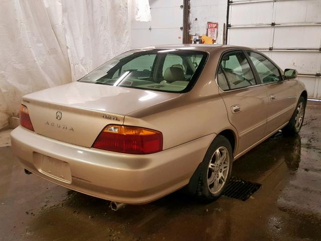 19UUA5668YA009768 - 2000 ACURA 3.2TL BEIGE photo 4