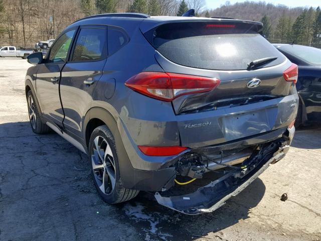 KM8J3CA29JU747860 - 2018 HYUNDAI TUCSON VAL GRAY photo 3