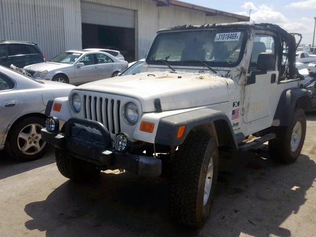 1J4FA39S53P354616 - 2003 JEEP WRANGLER C WHITE photo 2