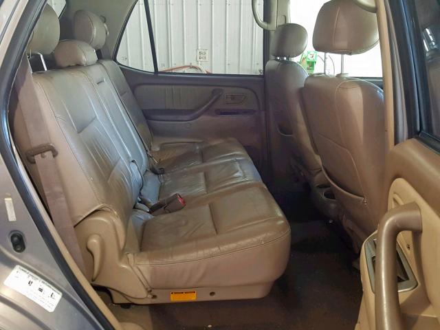 5TDBT48A61S040697 - 2001 TOYOTA SEQUOIA LI BROWN photo 6