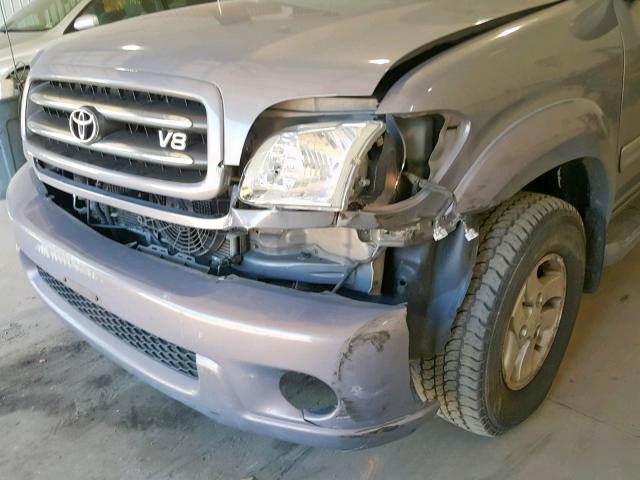 5TDBT48A61S040697 - 2001 TOYOTA SEQUOIA LI BROWN photo 9