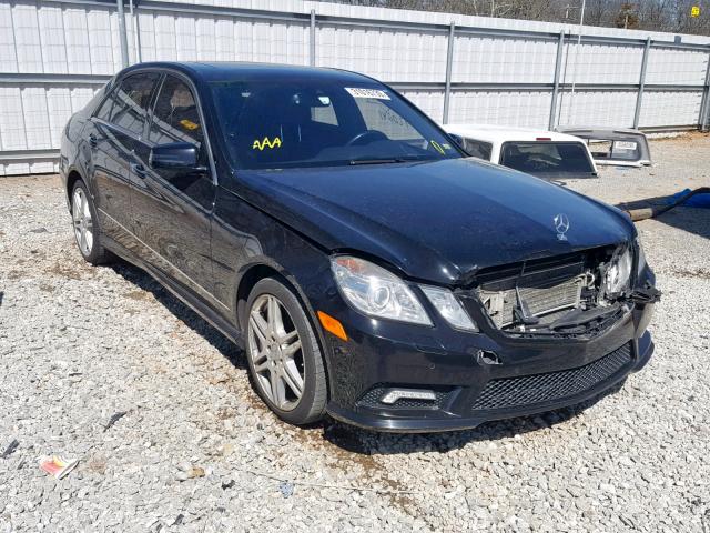 WDDHF7CB0AA018121 - 2010 MERCEDES-BENZ E 550 BLACK photo 1