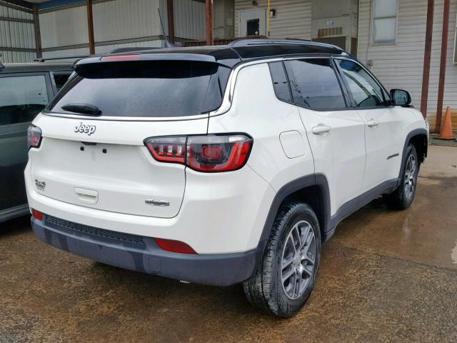 3C4NJDBB2JT175685 - 2018 JEEP COMPASS LA Biały zdjęcie 4