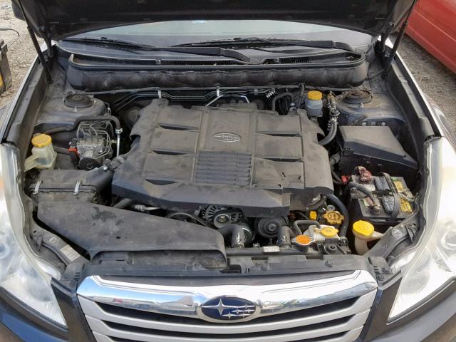 4S4BRDKC9A2311733 - 2010 SUBARU OUTBACK 3. GRAY photo 7