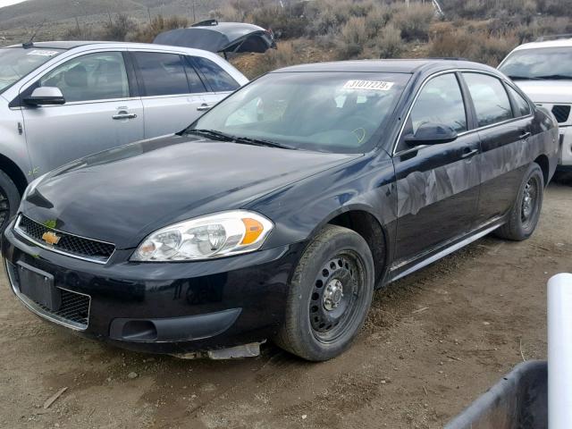 2G1WD5E35G1146545 - 2016 CHEVROLET IMPALA LIM BLACK photo 2