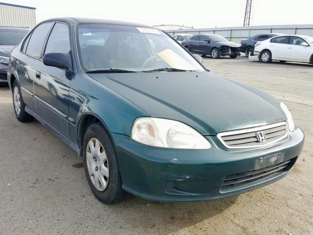 2HGEJ6615YH551555 - 2000 HONDA CIVIC BASE GREEN photo 1