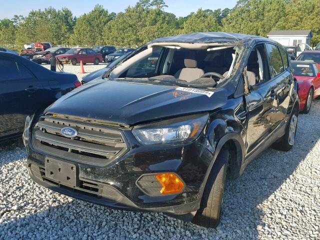 1FMCU0F79JUB72118 - 2018 FORD ESCAPE S BLACK photo 2