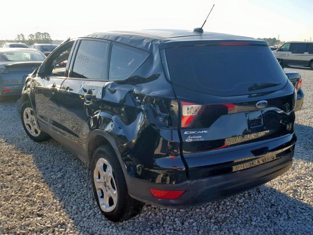 1FMCU0F79JUB72118 - 2018 FORD ESCAPE S BLACK photo 3