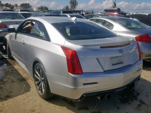 1G6AN1RYXH0169168 - 2017 CADILLAC ATS-V GRAY photo 3