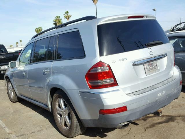 4JGBF71E17A152346 - 2007 MERCEDES-BENZ GL 450 4MA SILVER photo 3