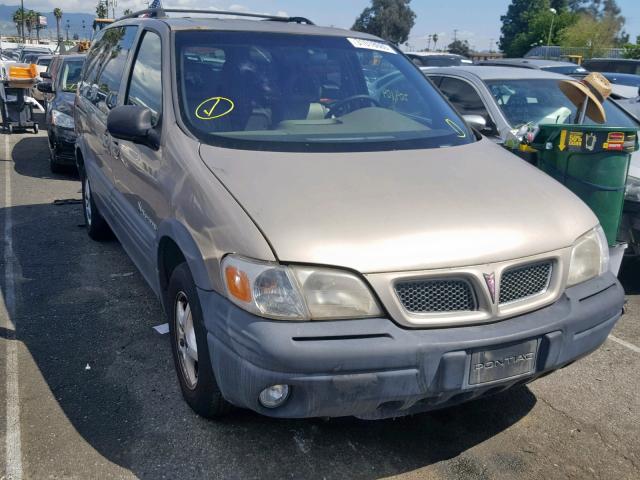 1GMDX03E7YD120205 - 2000 PONTIAC MONTANA TAN photo 1