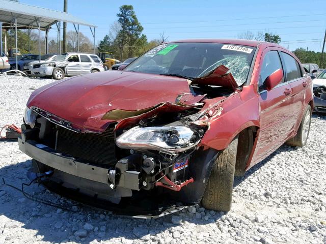 1C3CCBBB2DN639394 - 2013 CHRYSLER 200 TOURIN MAROON photo 2