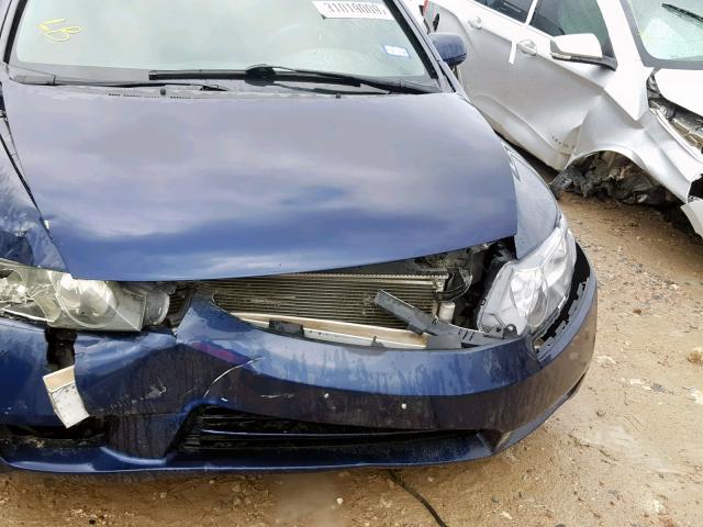 19XFA1F64AE065984 - 2010 HONDA CIVIC LX-S BLUE photo 9