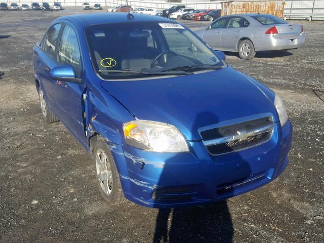 KL1TD5DE5AB124749 - 2010 CHEVROLET AVEO LS BLUE photo 1