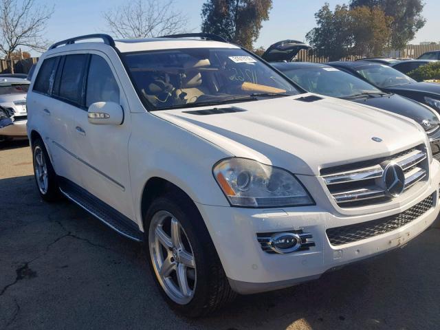 4JGBF71E77A266769 - 2007 MERCEDES-BENZ GL 450 4MA WHITE photo 1