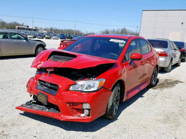 JF1VA1F62H9821649 - 2017 SUBARU WRX PREMIU RED photo 2