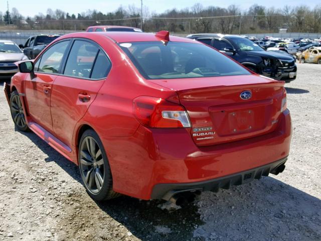 JF1VA1F62H9821649 - 2017 SUBARU WRX PREMIU RED photo 3