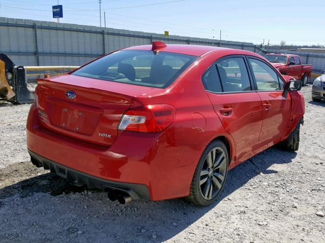 JF1VA1F62H9821649 - 2017 SUBARU WRX PREMIU RED photo 4