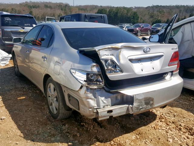 JTHBA30G255071813 - 2005 LEXUS ES 330 SILVER photo 3