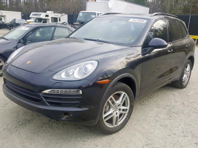 WP1AB2A29DLA86356 - 2013 PORSCHE CAYENNE S BLACK photo 2