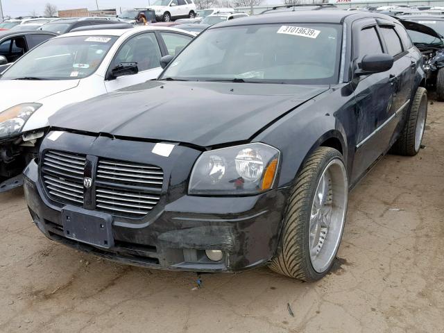 2D4FV47V57H713165 - 2007 DODGE MAGNUM SXT BLACK photo 2