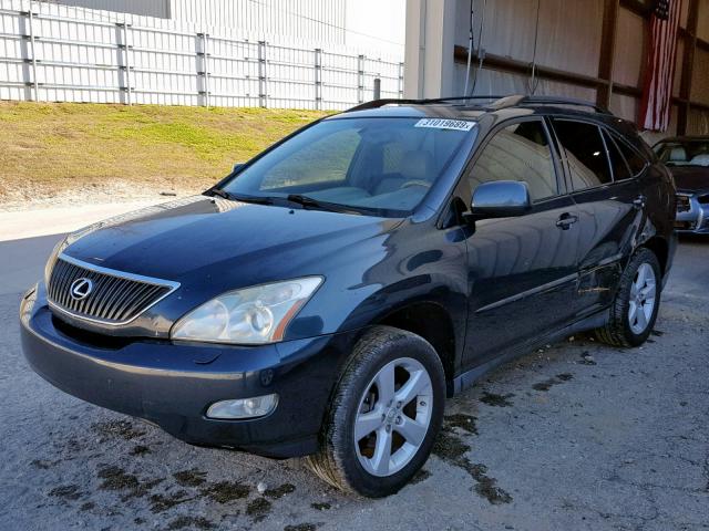 2T2GK31U57C011650 - 2007 LEXUS RX 350 BLUE photo 2