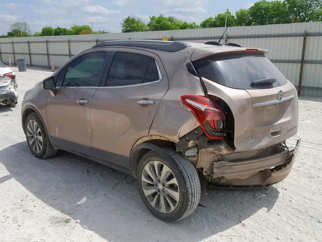 KL4CJASB7JB557003 - 2018 BUICK ENCORE PRE TAN photo 3