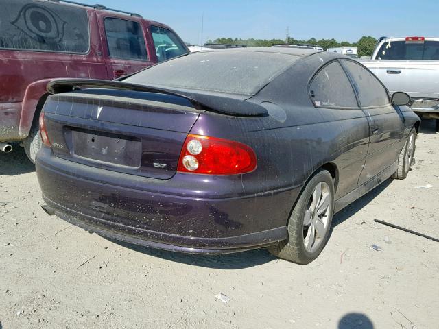 6G2VX12GX4L189351 - 2004 PONTIAC GTO PURPLE photo 4