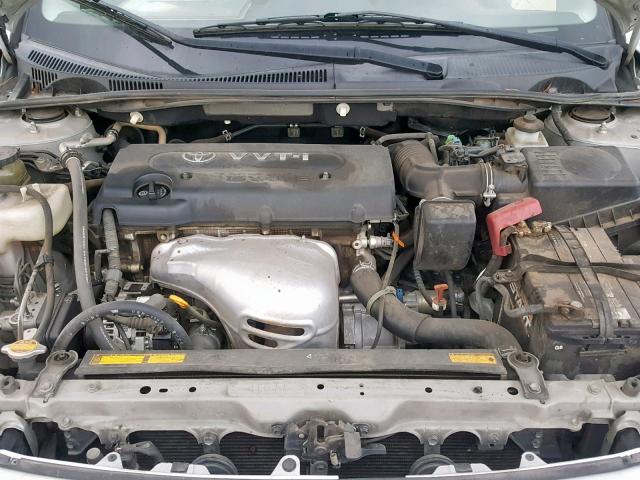 JTKDE167260128044 - 2006 TOYOTA SCION TC ვერცხლისფერი ფოტო 7