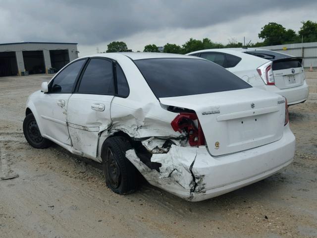 KL5JD56Z16K328980 - 2006 SUZUKI FORENZA WHITE photo 3