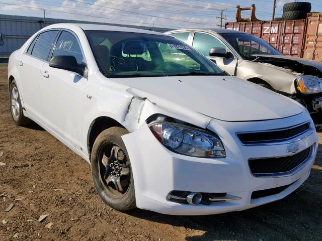 1G1ZG57B084239732 - 2008 CHEVROLET MALIBU LS WHITE photo 1