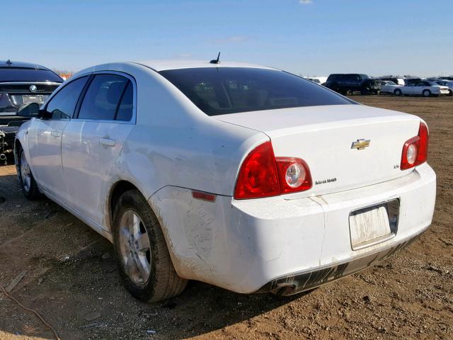 1G1ZG57B084239732 - 2008 CHEVROLET MALIBU LS WHITE photo 3
