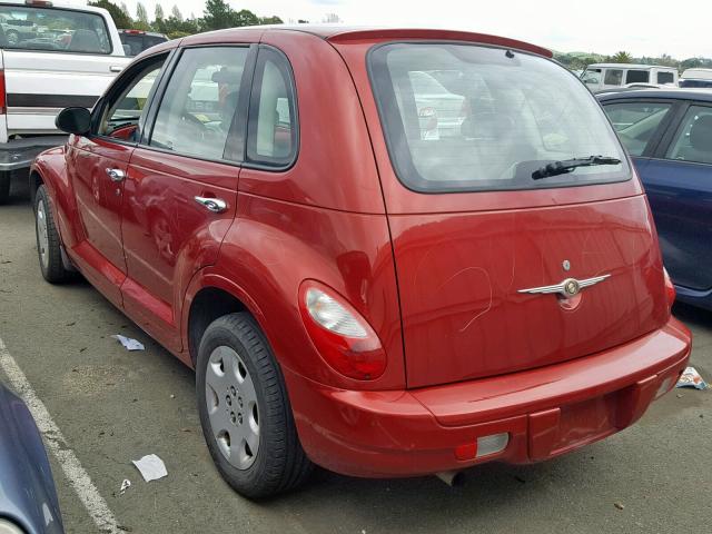 3A4FY48B17T619262 - 2007 CHRYSLER PT CRUISER RED photo 3