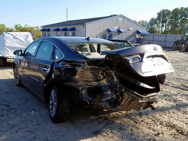 4T1BD1EB2GU055464 - 2016 TOYOTA AVALON HYB CHARCOAL photo 3