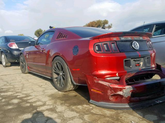 1ZVBP8JZ4E5235797 - 2014 FORD MUSTANG SH RED photo 3