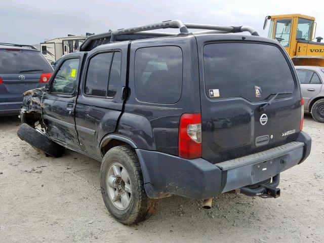 5N1ED28T93C642994 - 2003 NISSAN XTERRA XE BLACK photo 3