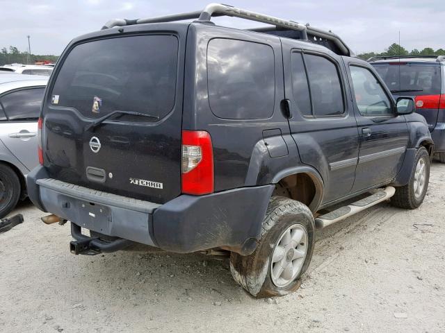 5N1ED28T93C642994 - 2003 NISSAN XTERRA XE BLACK photo 4