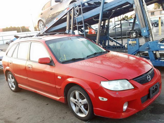 JM1BJ245821613861 - 2002 MAZDA PROTEGE PR RED photo 1