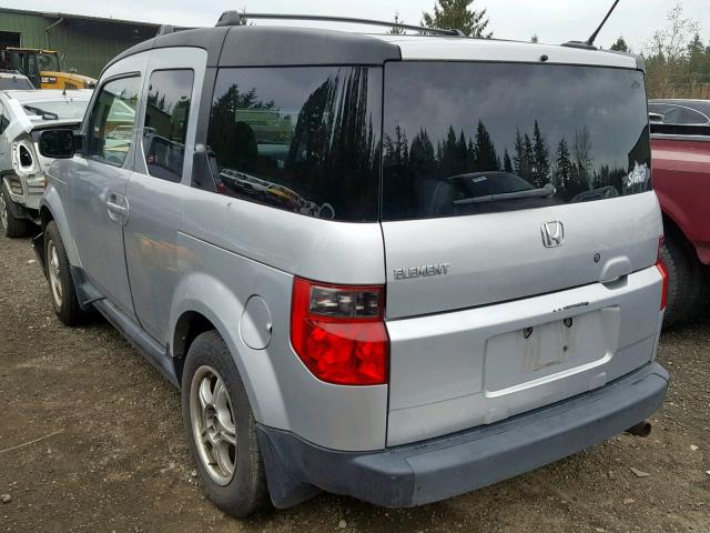 5J6YH28726L000981 - 2006 HONDA ELEMENT EX SILVER photo 3