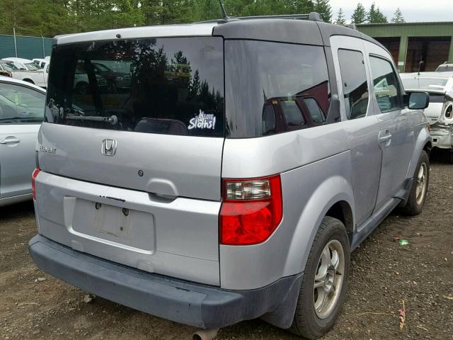 5J6YH28726L000981 - 2006 HONDA ELEMENT EX SILVER photo 4