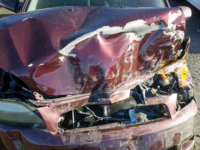 JTKDE167770213978 - 2007 TOYOTA SCION TC MAROON photo 7
