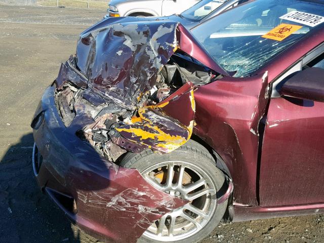 JTKDE167770213978 - 2007 TOYOTA SCION TC MAROON photo 9