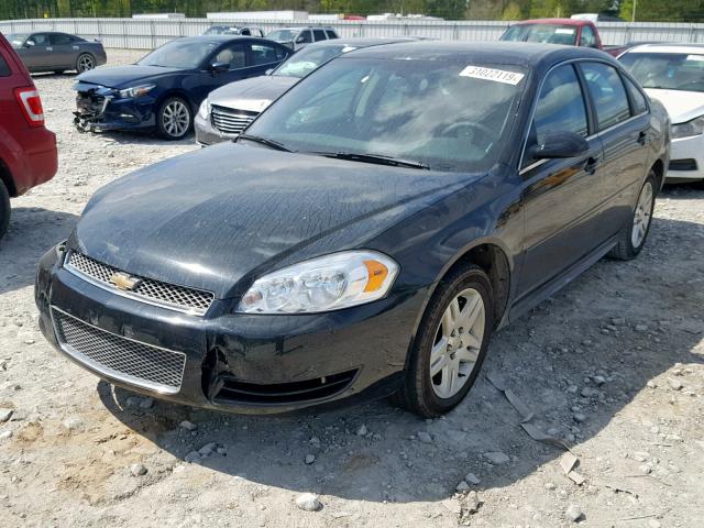 2G1WB5E35F1134772 - 2015 CHEVROLET IMPALA LIM BLACK photo 2