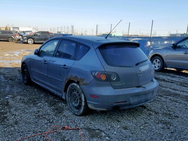 JM1BK143051326640 - 2005 MAZDA 3 HATCHBAC GRAY photo 3