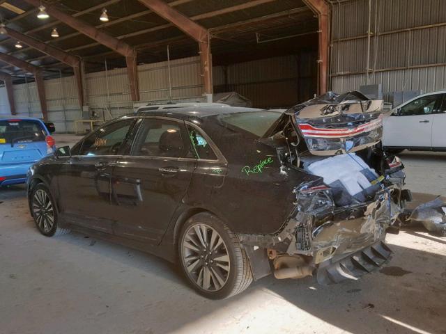 3LN6L5EC6HR622854 - 2017 LINCOLN MKZ RESERV BLACK photo 3