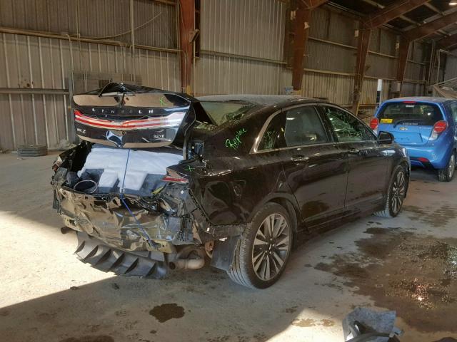 3LN6L5EC6HR622854 - 2017 LINCOLN MKZ RESERV BLACK photo 4